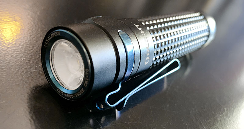 Olight S2R Baton II from the front
