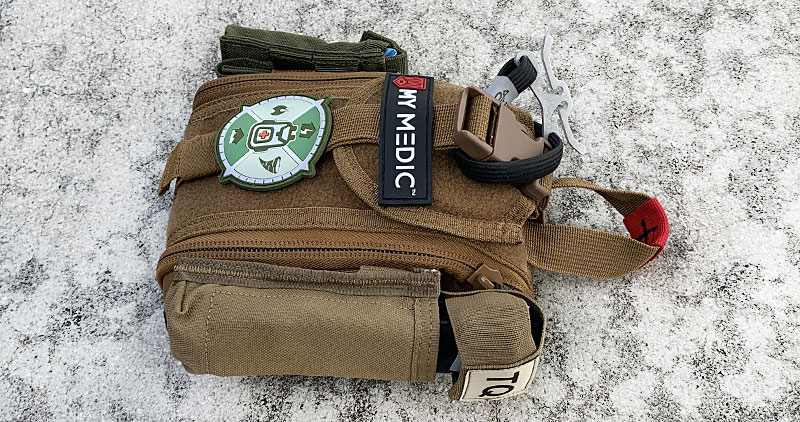The TFAK: TRAUMA FIRST AID KIT with CAT Gen 7 Tourniquet and Glove Pouch
