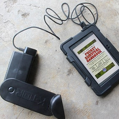 Kindle with a power crank