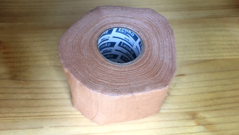 Leukotape sitting on a table closeup
