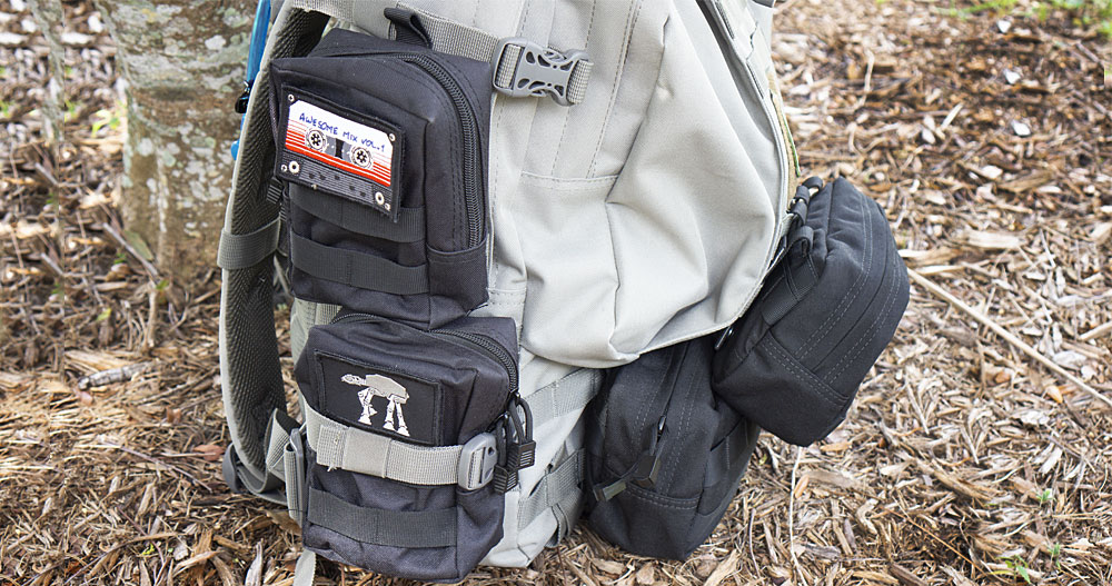 Paratus 3-Day Operators Pack with pouches on side