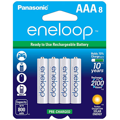 eneloop AAA Rechargeable Batteries