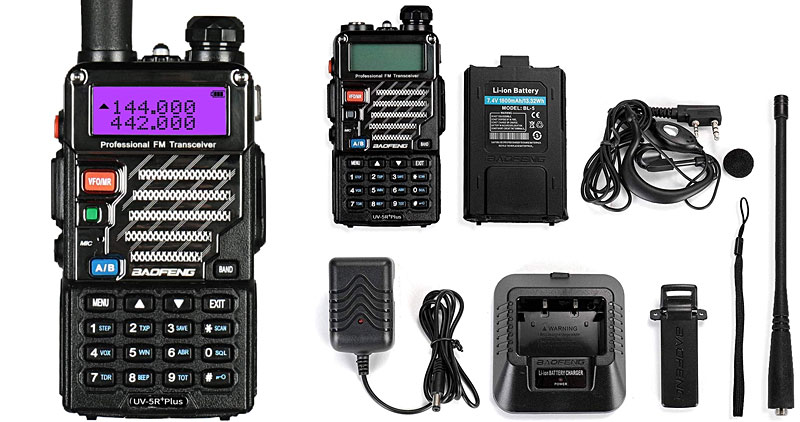 BaoFeng UV-5R+Plus 5W Dual Band Two Way Radio