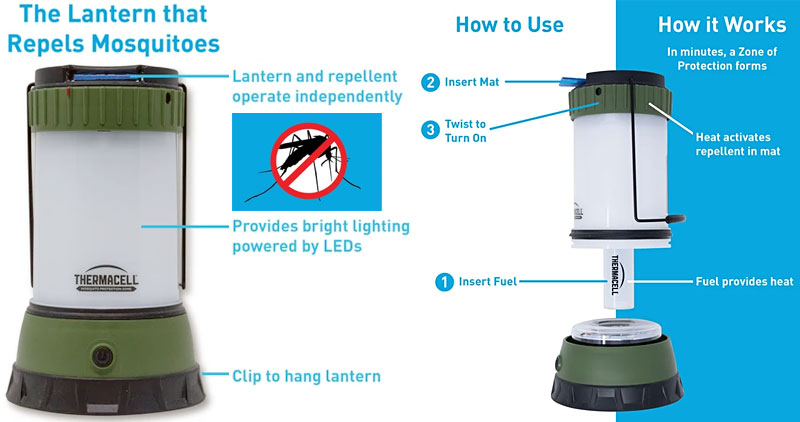 Thermacell Scout Mosquito Repellent Lantern