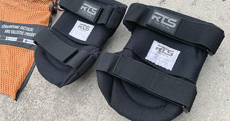 RTS Tactical Ultimate Level IV Ceramic Bundle knee pads underside