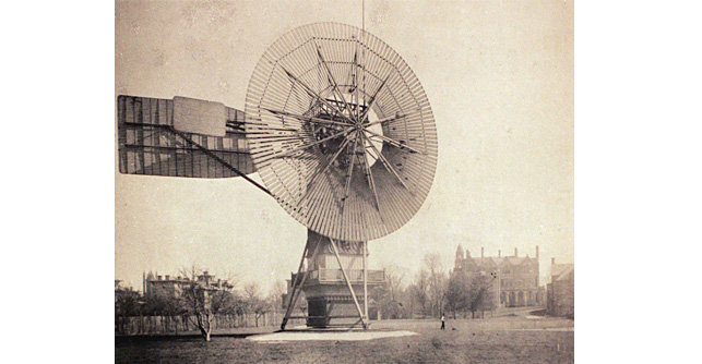 Charles F. Brush's Electric Wind Turbine