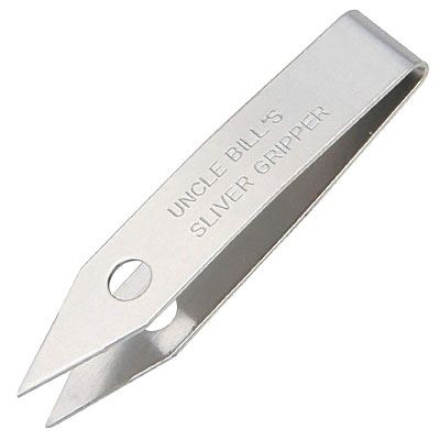 Uncle Bill's Silver Gripper Tweezers
