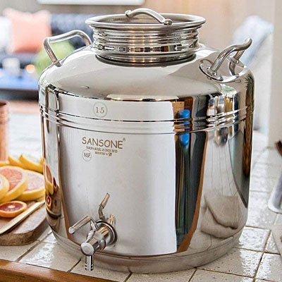 Sansone Stainless Steel Water Dispenser 4 gallon