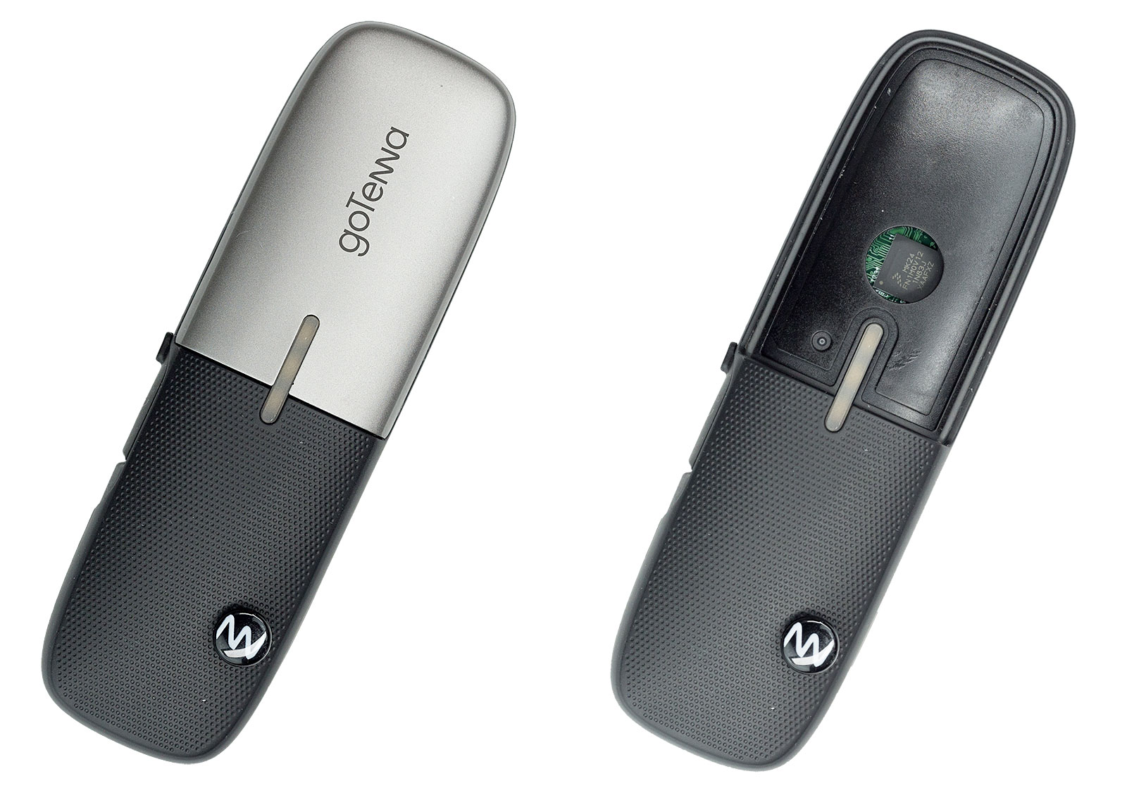 goTenna mesh with the cover off