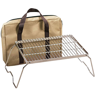 REDCAMP Folding Campfire Grill