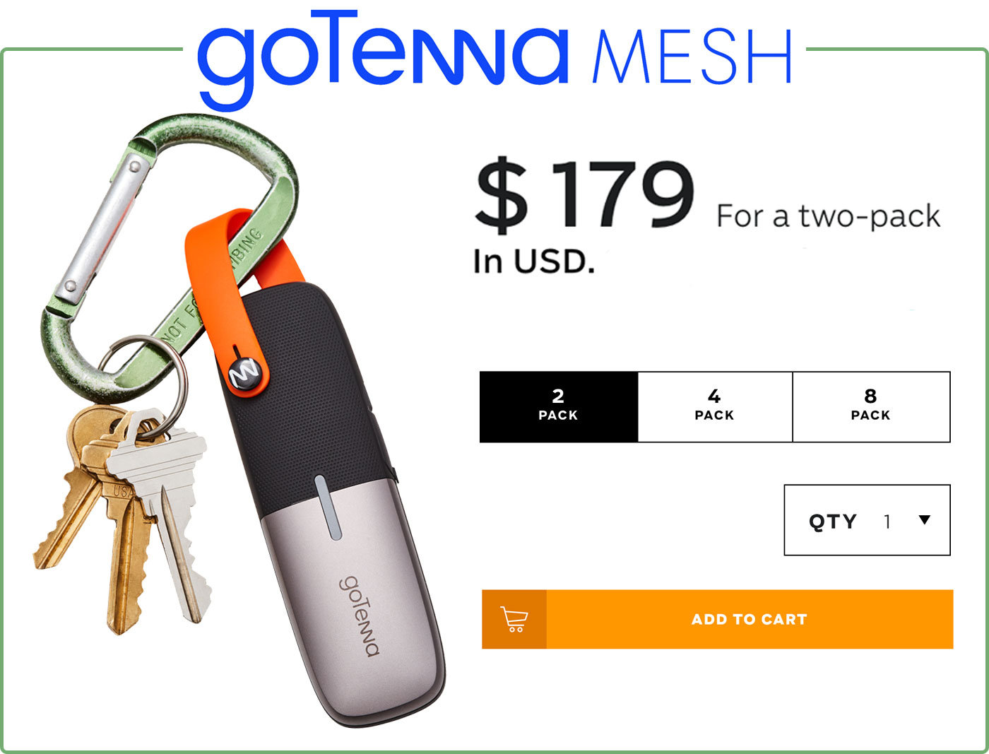 goTenna buy it now button