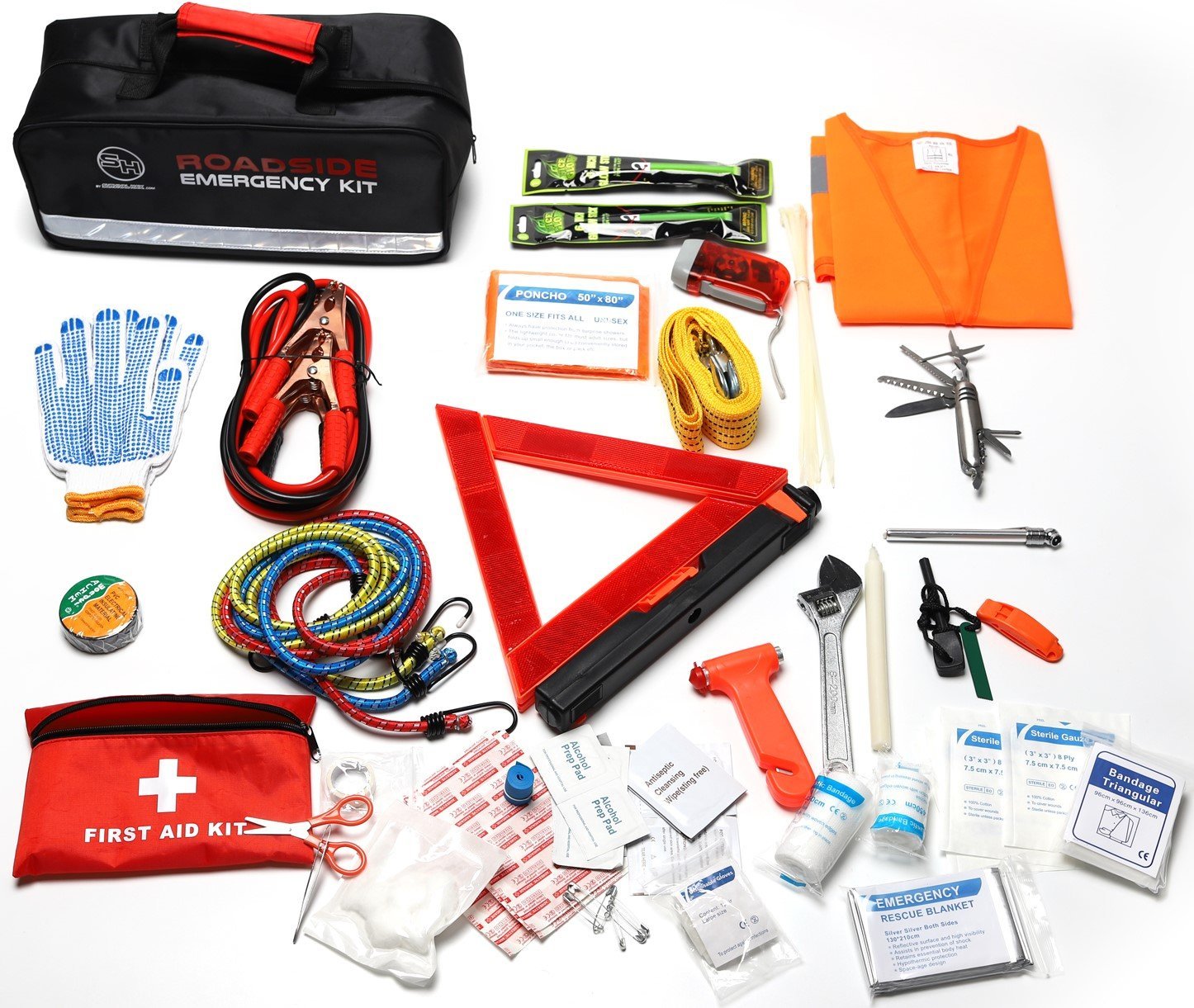 Survival Hax Roadside Emergency Kit contents