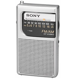 Sony ICF-S10MK2 Pocket AM/FM Radio