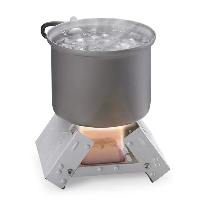 Esbit Ultralight Folding Pocket Stove with Six 14g Solid Fuel Tablets