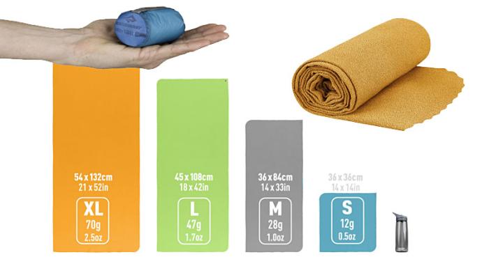 Sea to Summit AirLite Towel, Ultralight Camping and Travel Towel