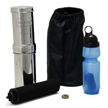 Go Berkey Kit Stainless Steel Portable Water Filter System 